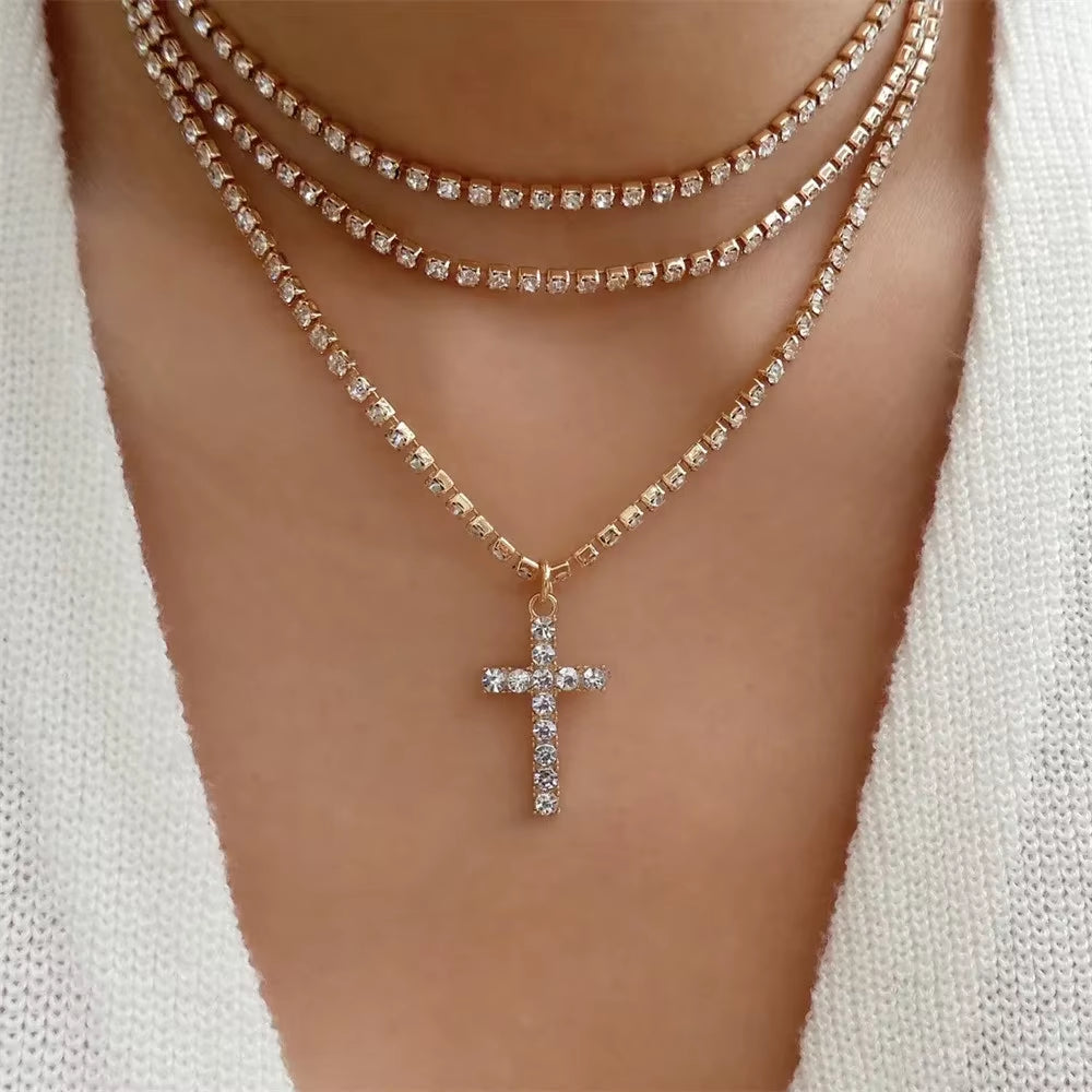 Vintage Punk Gold-plate Thick Chain Head Portrait Coin Pendant Necklace For Women